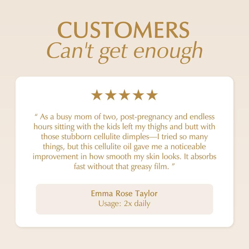 Dermaluxe: 15-Day Fast-Acting Anti Cellulite Sculpting & Tightening Burn Gold Massage Cream