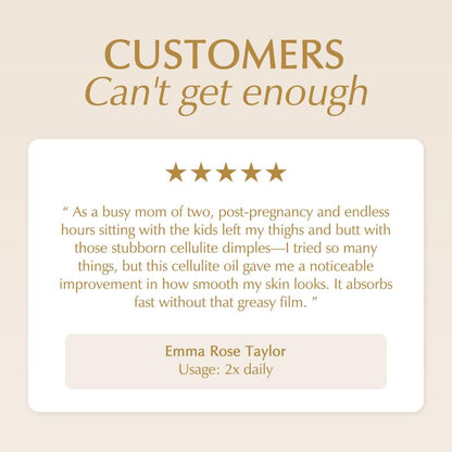 Dermaluxe: 15-Day Fast-Acting Anti Cellulite Sculpting & Tightening Burn Gold Massage Cream